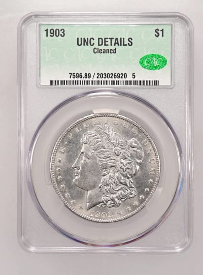 CAC Grading Coin Obverse