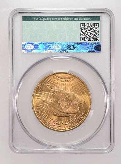 CAC Grading Coin Reverse