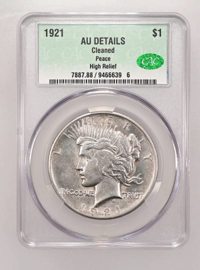 CAC Grading Coin Obverse