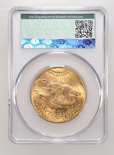 CAC Grading Coin Reverse