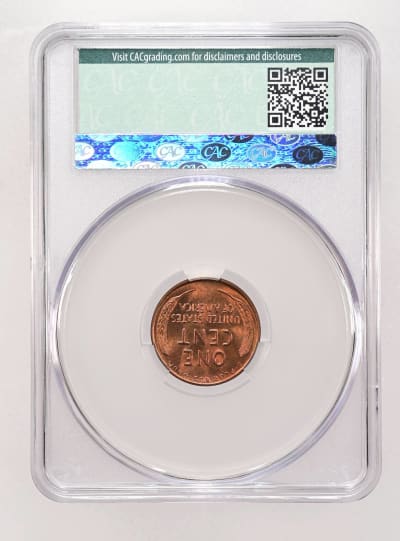 CAC Grading Coin Reverse