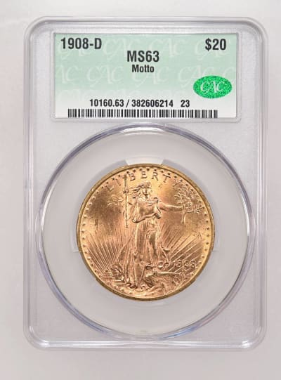 CAC Grading Coin Obverse