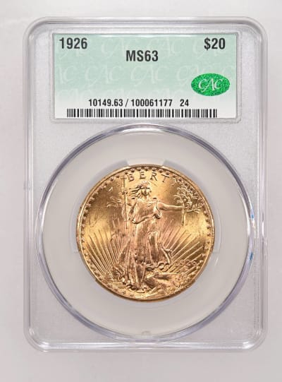 CAC Grading Coin Obverse