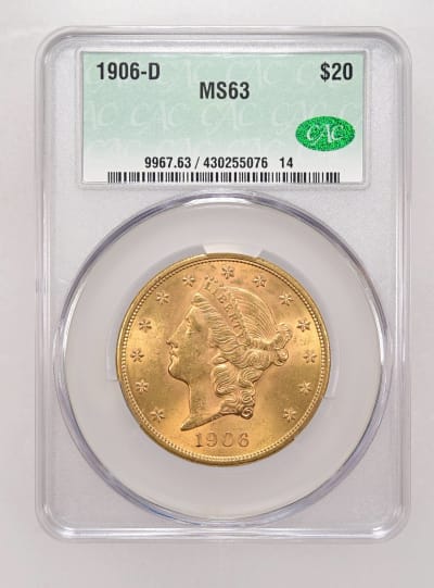 CAC Grading Coin Obverse