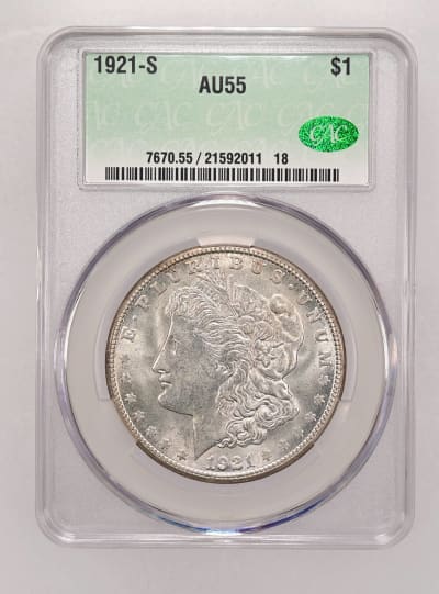 CAC Grading Coin Obverse