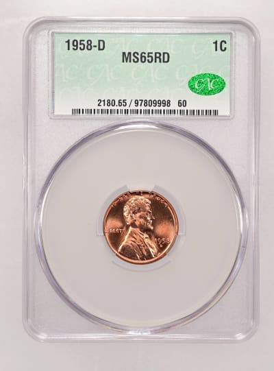 CAC Grading Coin Obverse