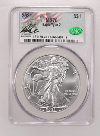 CAC Grading Coin Obverse