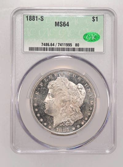 CAC Grading Coin Obverse