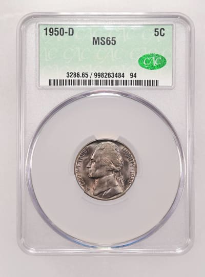 CAC Grading Coin Obverse