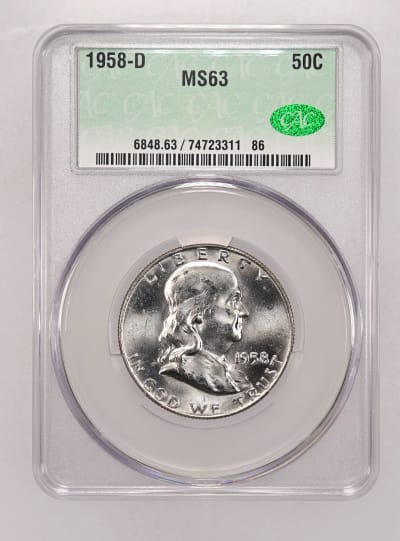 CAC Grading Coin Obverse