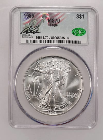 CAC Grading Coin Obverse