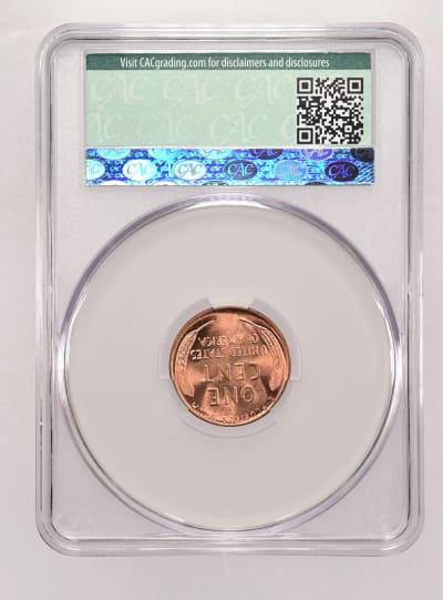CAC Grading Coin Reverse