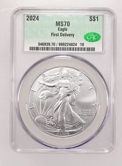CAC Grading Coin Obverse