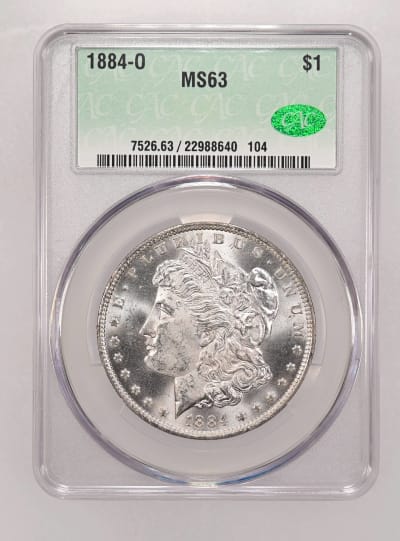 CAC Grading Coin Obverse