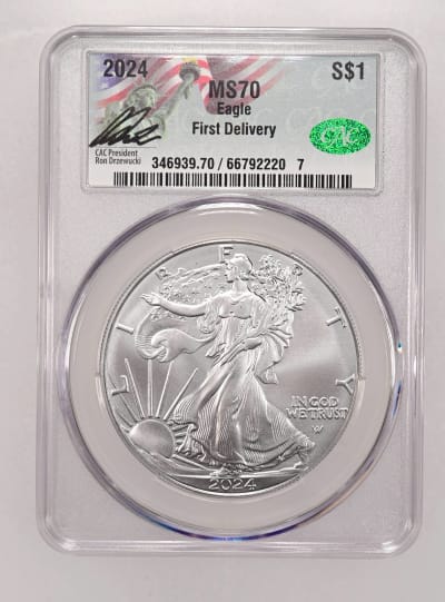 CAC Grading Coin Obverse