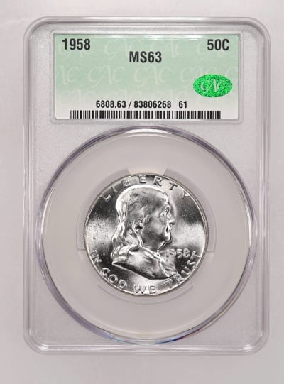 CAC Grading Coin Obverse