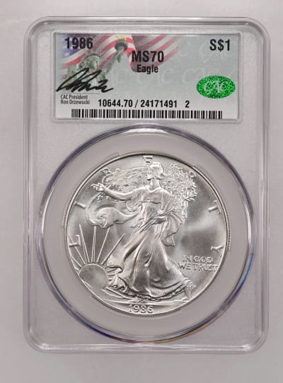 CAC Grading Coin Obverse