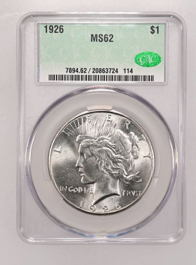 CAC Grading Coin Obverse