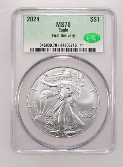 CAC Grading Coin Obverse