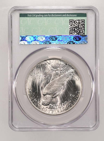 CAC Grading Coin Reverse