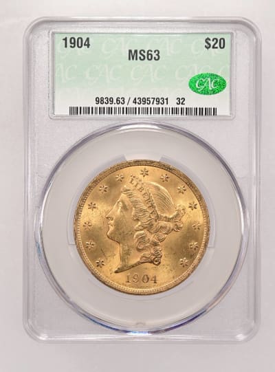 CAC Grading Coin Obverse