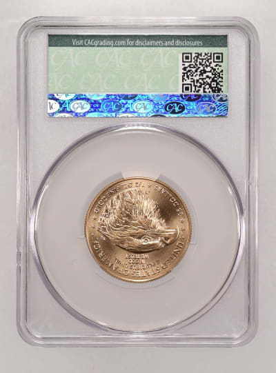 CAC Grading Coin Reverse