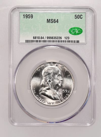 CAC Grading Coin Obverse