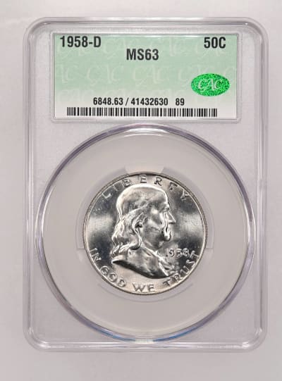 CAC Grading Coin Obverse
