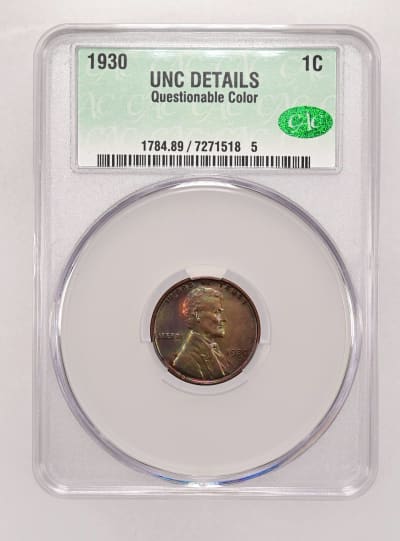 CAC Grading Coin Obverse