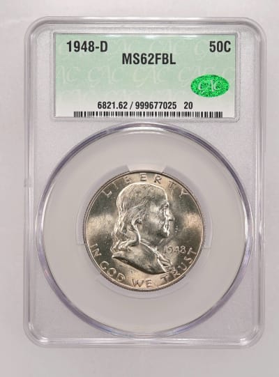 CAC Grading Coin Obverse