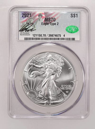 CAC Grading Coin Obverse