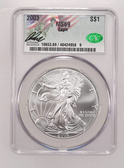 CAC Grading Coin Obverse