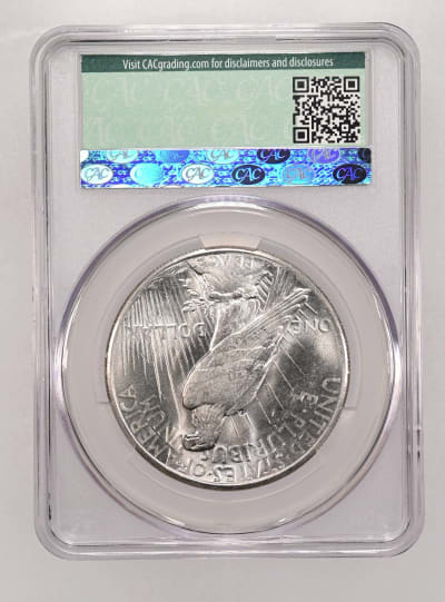 CAC Grading Coin Reverse