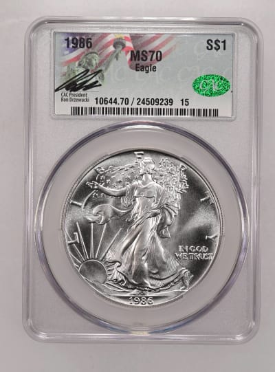 CAC Grading Coin Obverse