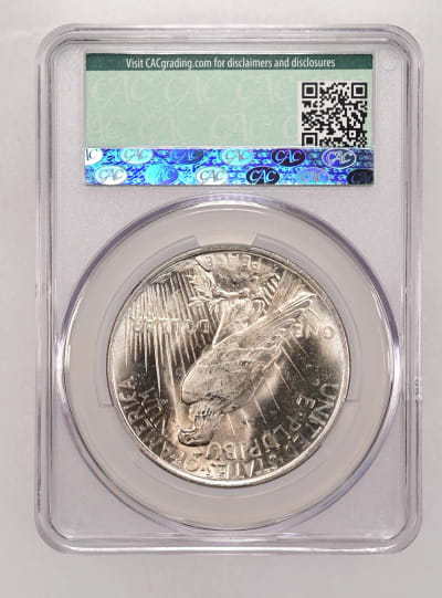 CAC Grading Coin Reverse
