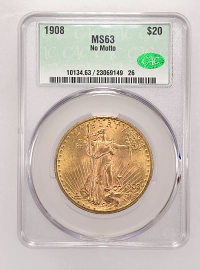 CAC Grading Coin Obverse