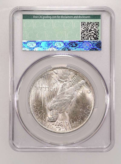 CAC Grading Coin Reverse