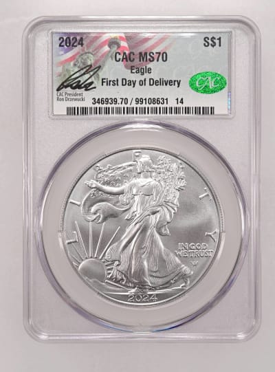 CAC Grading Coin Obverse