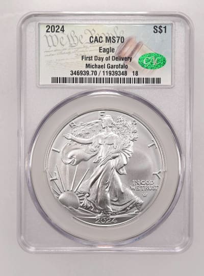 CAC Grading Coin Obverse