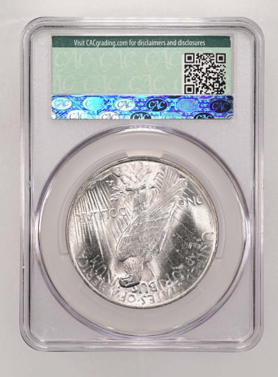CAC Grading Coin Reverse