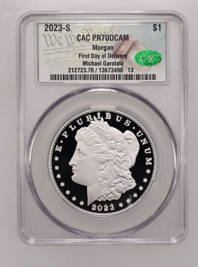 CAC Grading Coin Obverse