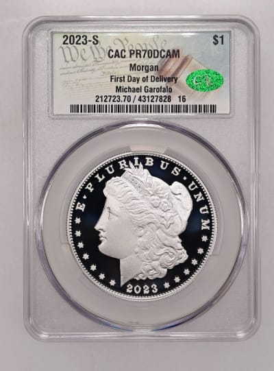 CAC Grading Coin Obverse