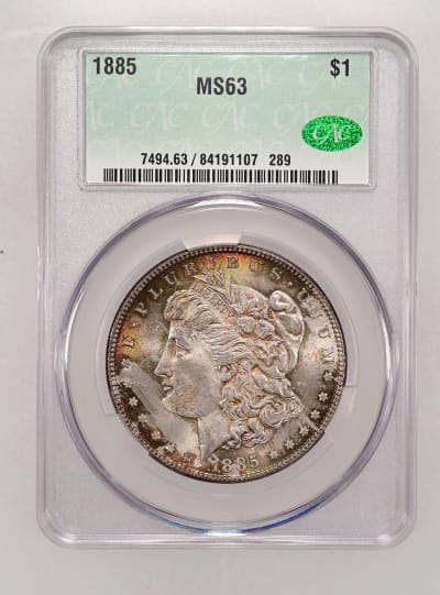 CAC Grading Coin Obverse