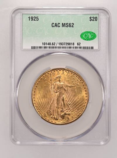 CAC Grading Coin Obverse