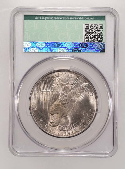 CAC Grading Coin Reverse