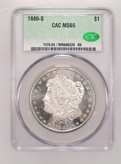 CAC Grading Coin Obverse