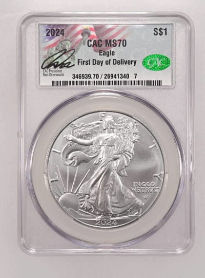 CAC Grading Coin Obverse