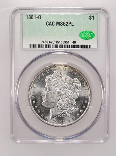 CAC Grading Coin Obverse