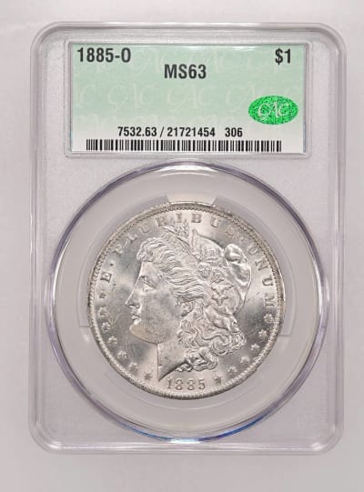 CAC Grading Coin Obverse