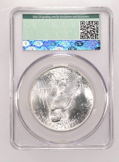 CAC Grading Coin Reverse